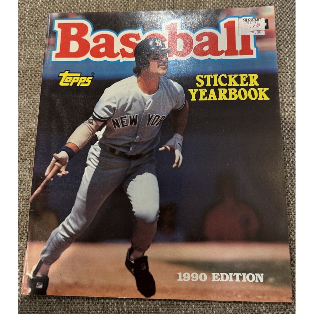 1990 TOPPS Baseball Sticker Album NO STICKERS EMPTY
